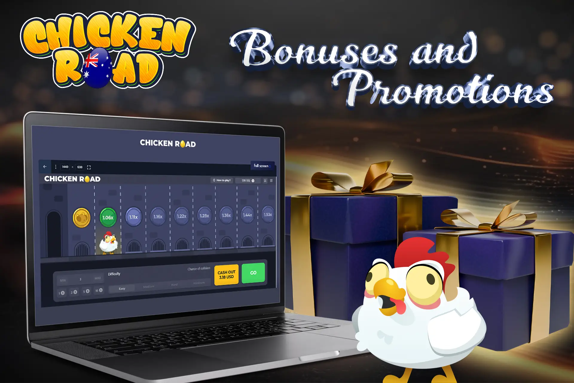 A variety of bonuses and promotions